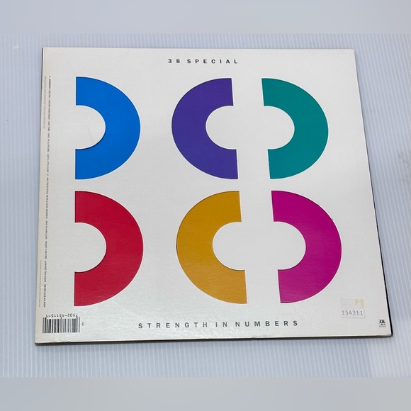 Vintage 38 Special Strength In Numbers Vinyl Record Album Original - Picture 2 of 3